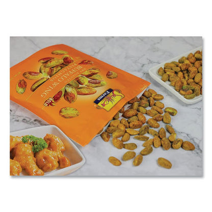 Buffalo Pistachios, Buffalo Wing, 2.5 Oz Bag, 8/carton