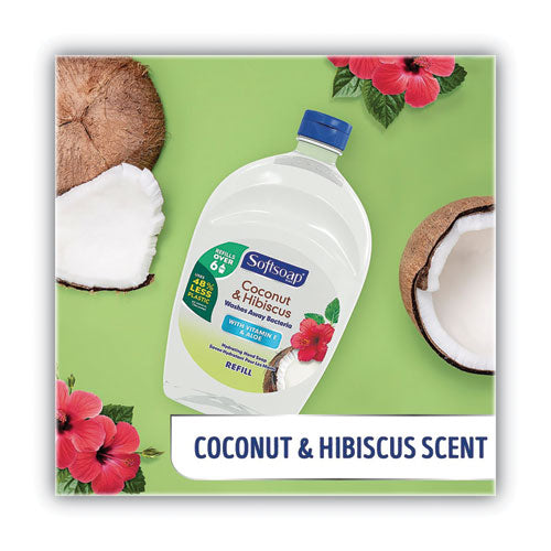 Liquid Hand Soap Refills, Coconut And Hibiscus, 50 Oz Bottle