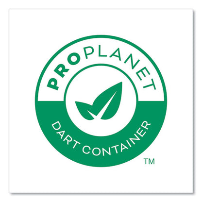 Compostable Paper Hot Cups, Proplanet Seal, 20 Oz, White/green, 600/carton