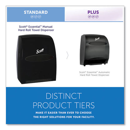 Essential Manual Hard Roll Towel Dispenser, 13.06 X 11 X 16.94, Black