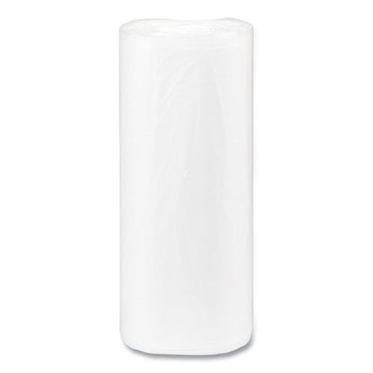 High-density Commercial Can Liners, 16 Gal, 8 Mic, 24" X 33", Natural, 50 Bags/roll, 20 Interleaved Rolls/carton