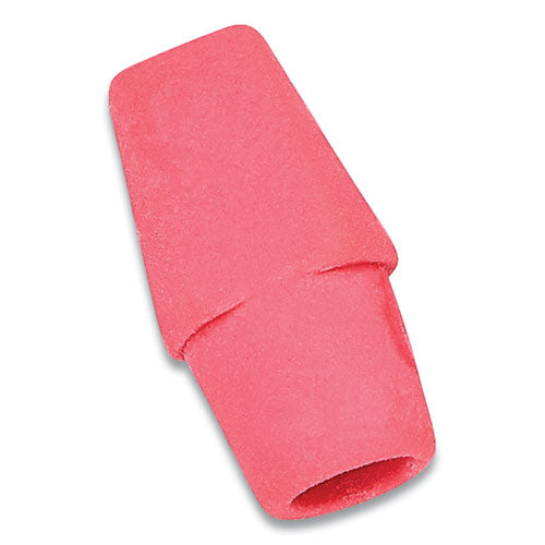 Wedge Cap Erasers, For Pencil Marks, Pink, 144/box