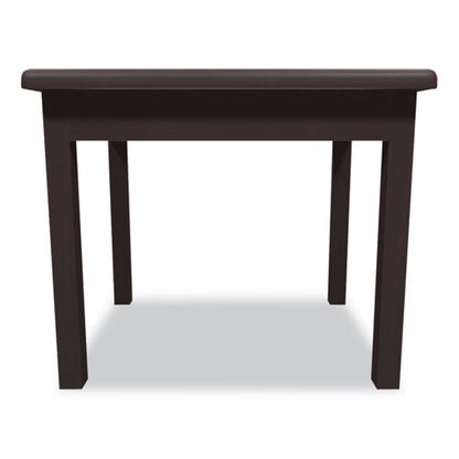 Laminate Occasional Table, Rectangular, 24w X 20d X 20h, Mahogany