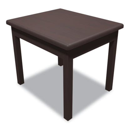 Laminate Occasional Table, Rectangular, 24w X 20d X 20h, Mahogany