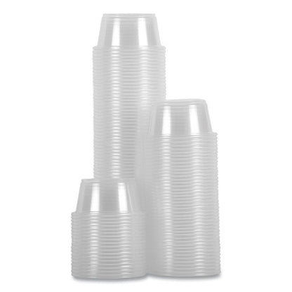 Souffle/portion Cups, 2 Oz, Polypropylene, Clear, 20 Cups/sleeve, 125 Sleeves/carton