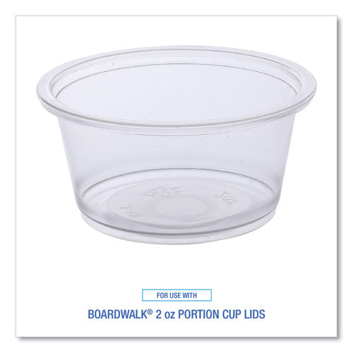 Souffle/portion Cups, 2 Oz, Polypropylene, Clear, 20 Cups/sleeve, 125 Sleeves/carton
