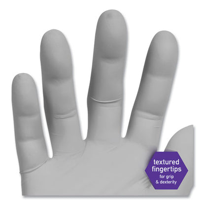 Sterling Nitrile Exam Gloves, Powder-free, Gray, 242 Mm Length, Small, 200/box