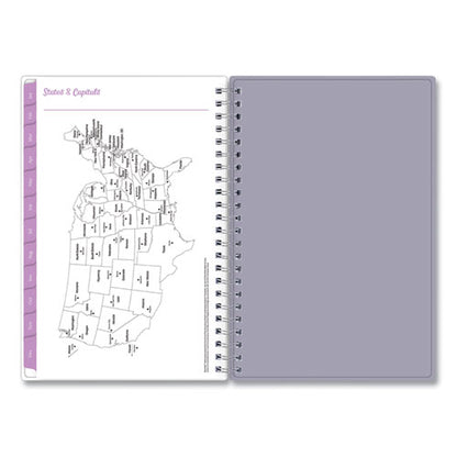 Laila Create-your-own Cover Weekly/monthly Planner, Wildflower Artwork, 8 X 5, Purple/blue/pink, 12-month (jan-dec): 2024