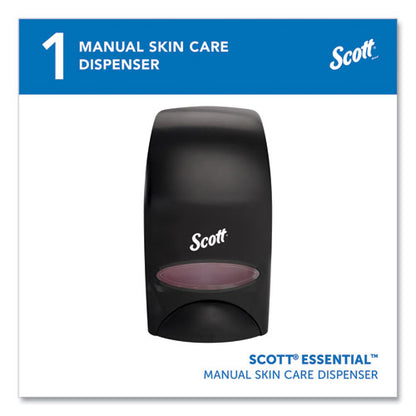 Essential Manual Skin Care Dispenser, For Traditional Business, 1,000 Ml, 5 X 5.25 X 8.38, Black