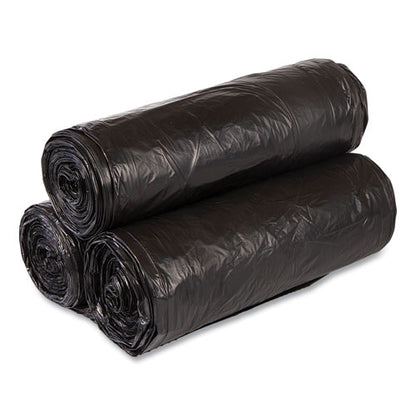 Institutional Low-density Can Liners, 30 Gal, 0.58 Mil, 30" X 36", Black, 25 Bags/roll, 10 Rolls/carton