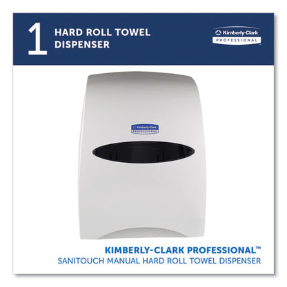 Sanitouch Hard Roll Towel Dispenser, 12.63 X 10.2 X 16.13, White