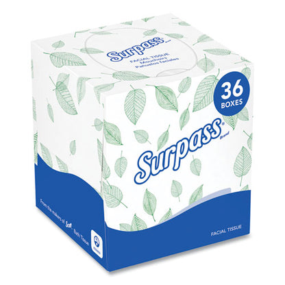 Facial Tissue For Business, 2-ply, White, Pop-up Box, 90/box, 36 Boxes/carton