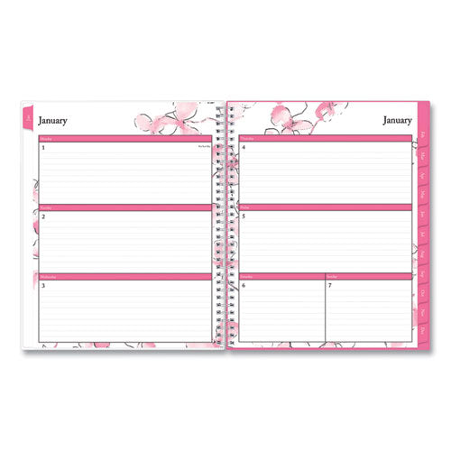 Breast Cancer Awareness Create-your-own Cover Weekly/monthly Planner, Orchid Artwork, 11 X 8.5, 12-month (jan-dec): 2024