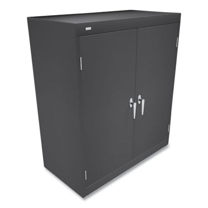 Assembled Storage Cabinet, 36w X 18.13d X 41.75h, Charcoal