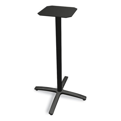 Between Standing-height X-base For 30" To 36" Table Tops, 26.18w X 41.12h, Black