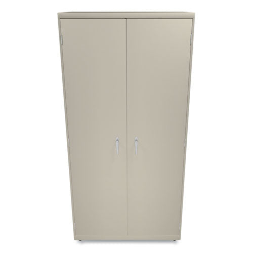 Assembled Storage Cabinet, 36w X 24.25d X 71.75h, Putty