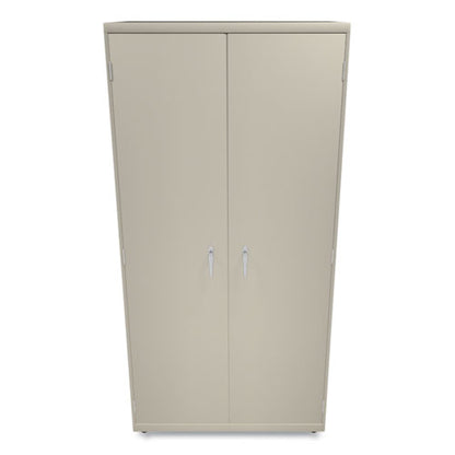 Assembled Storage Cabinet, 36w X 24.25d X 71.75h, Putty