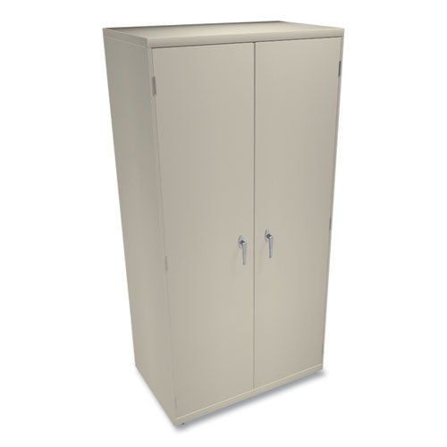 Assembled Storage Cabinet, 36w X 24.25d X 71.75h, Putty