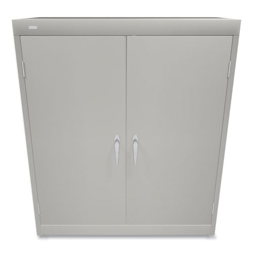 Assembled Storage Cabinet, 36w X 18.13d X 41.75h, Light Gray