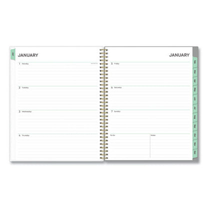 Sophie Frosted Weekly/monthly Planner, Sophie Floral Artwork, 11 X 8.5, Multicolor Cover, 12-month (jan To Dec): 2024