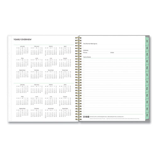 Sophie Frosted Weekly/monthly Planner, Sophie Floral Artwork, 11 X 8.5, Multicolor Cover, 12-month (jan To Dec): 2024