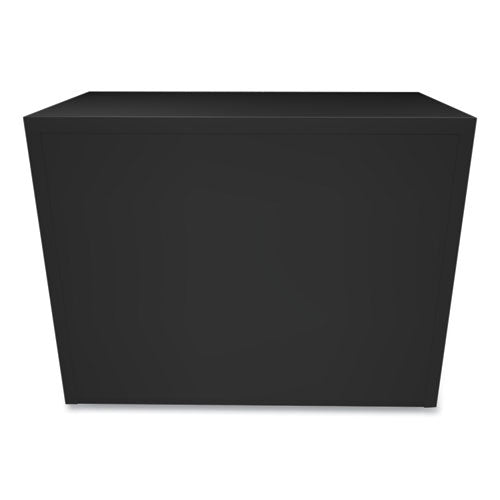 Brigade 700 Series Lateral File, 2 Legal/letter-size File Drawers, Black, 36" X 18" X 28"