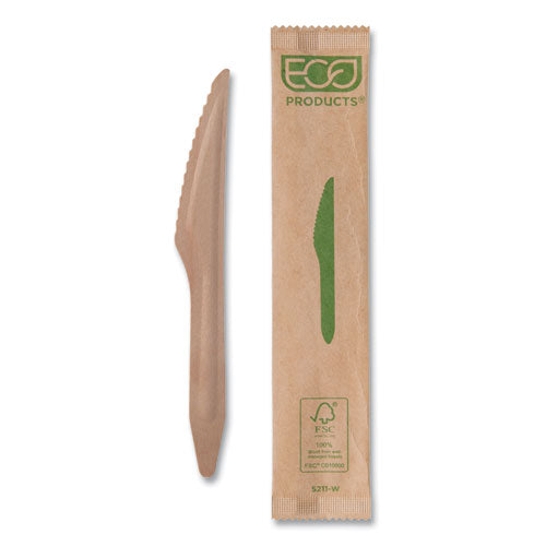 Wood Cutlery, Knife, Natural, 500/carton