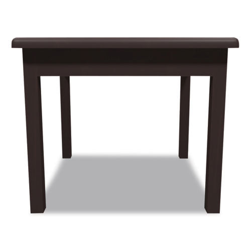 Laminate Occasional Table, Square, 24w X 24d X 20h, Mahogany