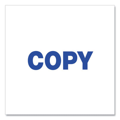 Message Stamp, Copy, Pre-inked One-color, Blue