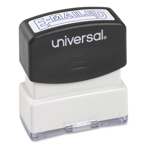 Message Stamp, E-mailed, Pre-inked One-color, Blue