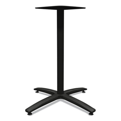 Between Seated-height X-base For 30" To 36" Table Tops, 26.18w X 29.57h, Black