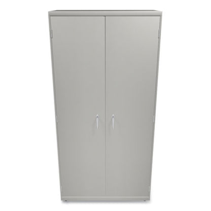 Assembled Storage Cabinet, 36w X 18.13d X 71.75h, Light Gray