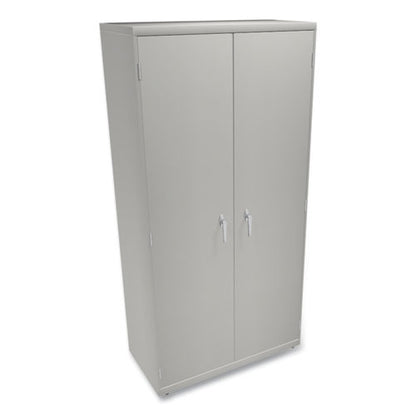 Assembled Storage Cabinet, 36w X 18.13d X 71.75h, Light Gray