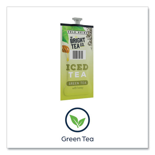The Bright Tea Co. Iced Green Tea With Honey Freshpack, Green With Honey, 0.11 Oz Pouch, 100/carton