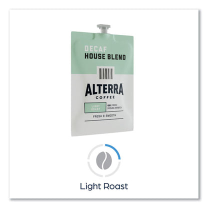 Alterra Decaf House Blend Coffee Freshpack, 0.25 Oz Pouch, 100/carton