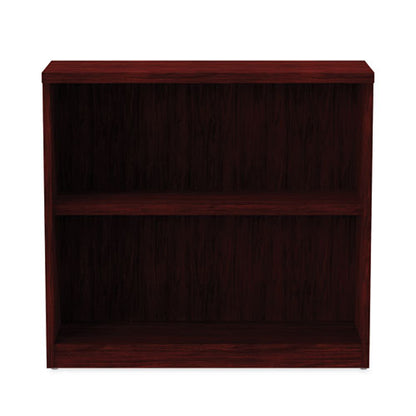 Alera Valencia Series Bookcase, Two-shelf, 31.75w X 14d X 29.5h, Mahogany