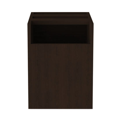 Alera Valencia Series Hanging Pedestal File, Left/right, 2-drawers: Box/file, Legal/letter, Espresso, 15.63" X 20.5" X 19.25"