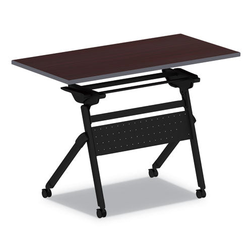 Flip And Nest Table Base, 32.25w X 23.63d X 28.5h, Black