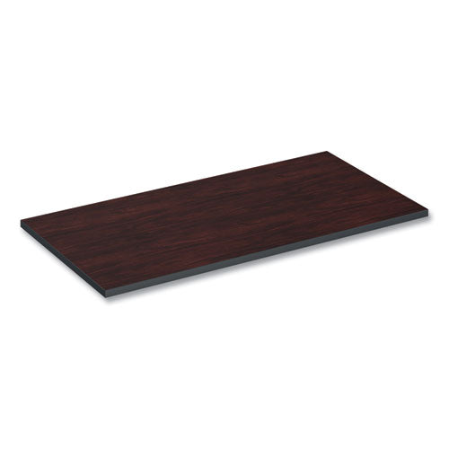 Reversible Laminate Table Top, Rectangular, 47.63 X 23.63, Medium Cherry/mahogany