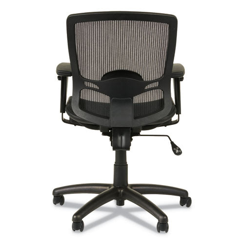 Alera Etros Series Suspension Mesh Mid-back Synchro Tilt Chair, Supports Up To 275 Lb, 15.74" To 19.68" Seat Height, Black