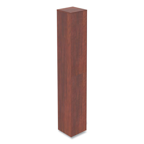 Alera Valencia Series Narrow Profile Bookcase, Six-shelf, 11.81w X 11.81d X 71.73h, Medium Cherry