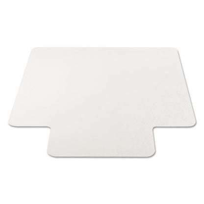 All Day Use Non-studded Chair Mat For Hard Floors, 45 X 53, Wide Lipped, Clear