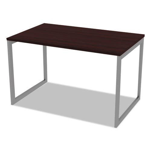 Alera Open Office Desk Series Adjustable O-leg Desk Base, 47.25 To 70.78w X 29.5d X 28.5h, Silver