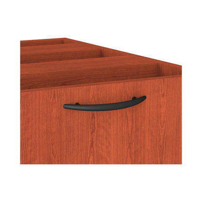 Alera Valencia Series Full Pedestal File, Left/right, 3-drawers: Box/box/file, Legal/letter, Cherry, 15.63" X 20.5" X 28.5"