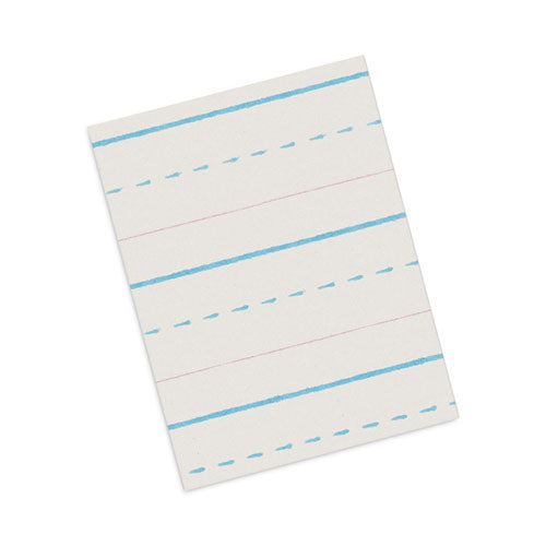 Multi-program Handwriting Paper, 30 Lb Bond Weight, 1/2" Long Rule, Two-sided, 8 X 10.5, 500/pack