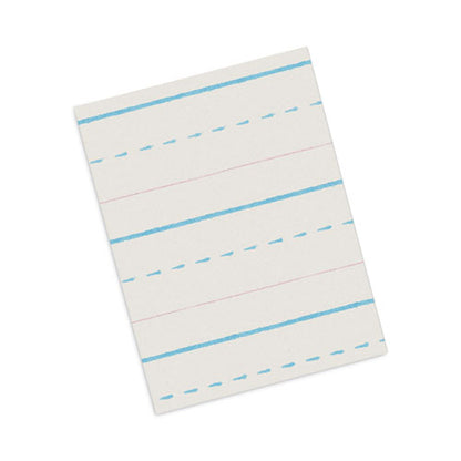 Multi-program Handwriting Paper, 30 Lb Bond Weight, 1/2" Long Rule, Two-sided, 8 X 10.5, 500/pack