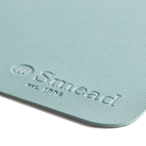 Vegan Leather Desk Pads, 31.5" X 15.7", Light Blue