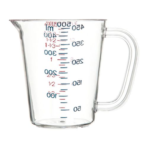 Commercial Measuring Cup, 1 Pt, Clear