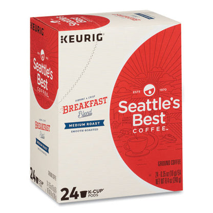 Breakfast Blend Coffee K-cups, 24/box