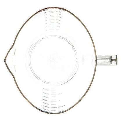 Commercial Measuring Cup, 0.5 Gal, Clear